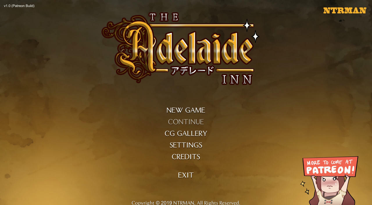 A2073 - 阿德莱德旅馆 The Adelaide Inn NTRMAN系列 v1.0.20190528 免安装英文版[403MB]